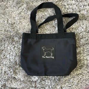 The Black Dog mini tote — black!